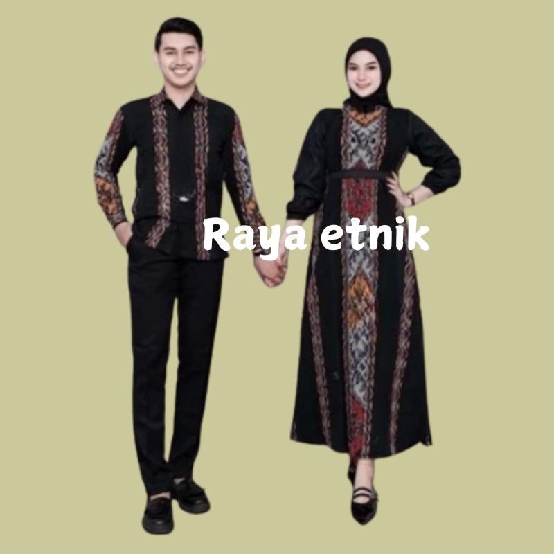 trands baju belvia gamis dress tenun etnik couple kekinian buat prewed kondangan terbaru untuk anak 