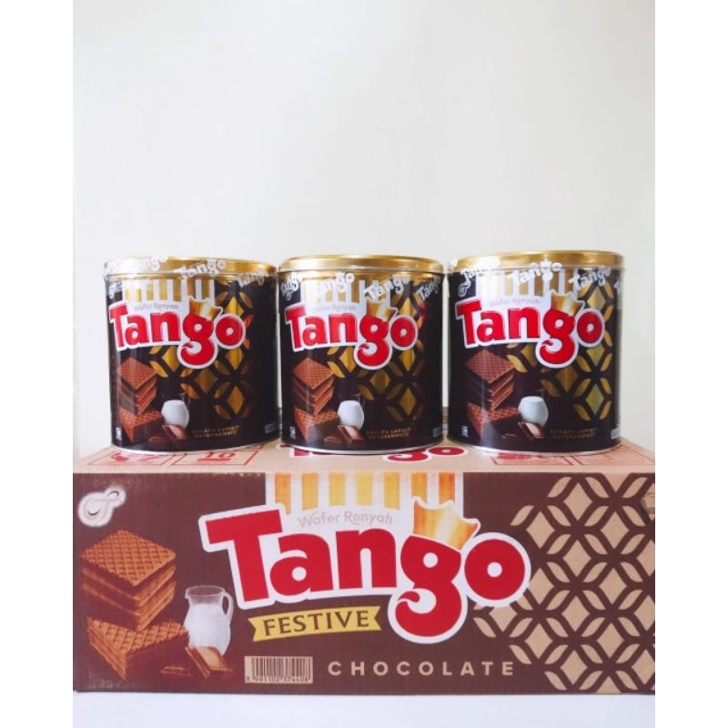 

KARTONAN TANGO WAFER COKLAT ISI 6 KALENG