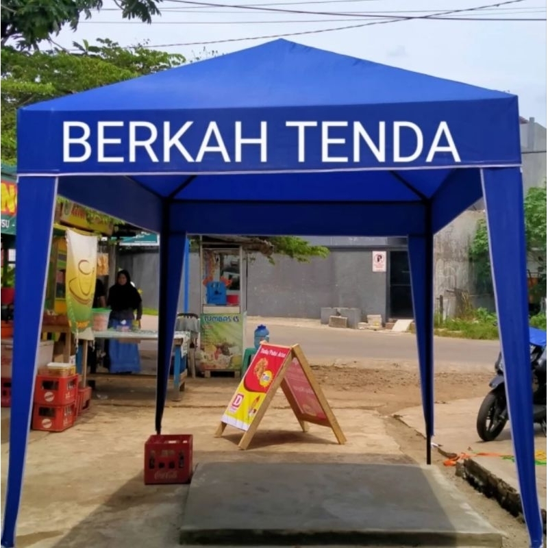 TENDA CAFE PROMOSI UK 2X2 SIAP PAKEK BONGKAR PASANG