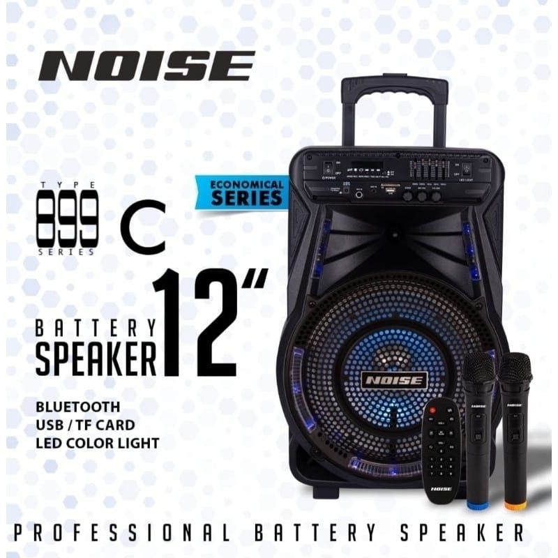 NOISE SPEAKER PORTABLE 899C 12 INCH WIRELESS SPEAKER