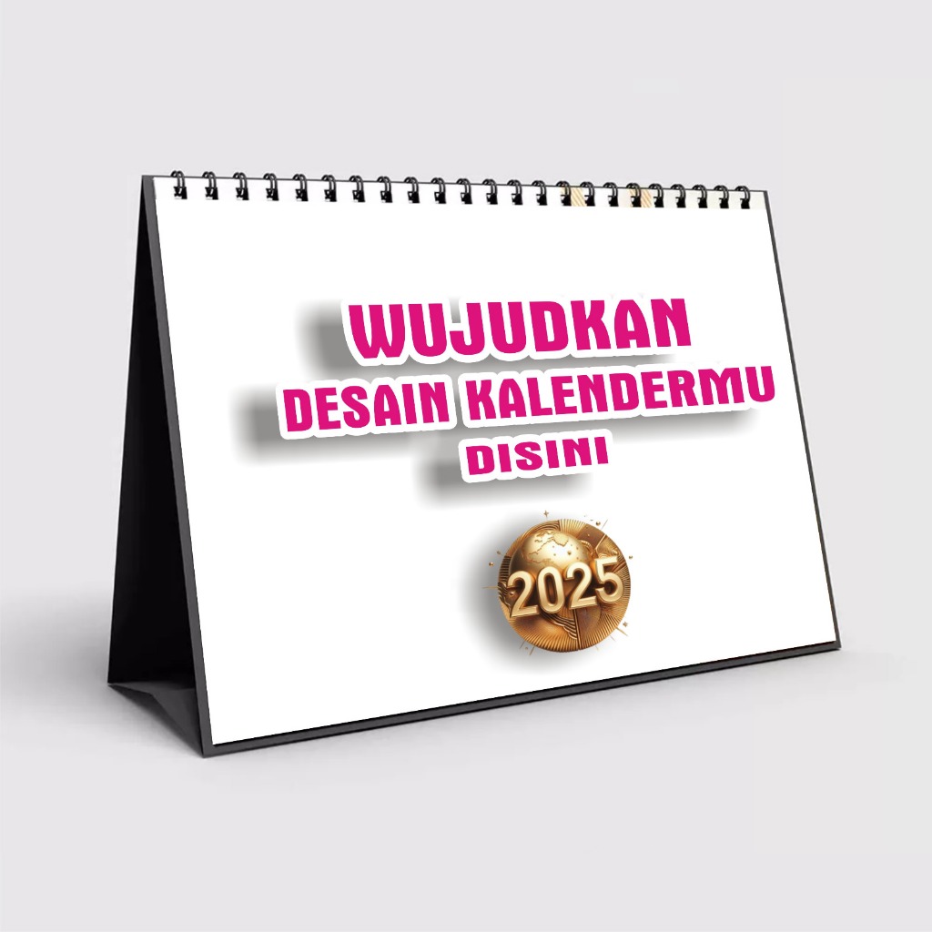 

Cetak kalender meja - kalender duduk 2025