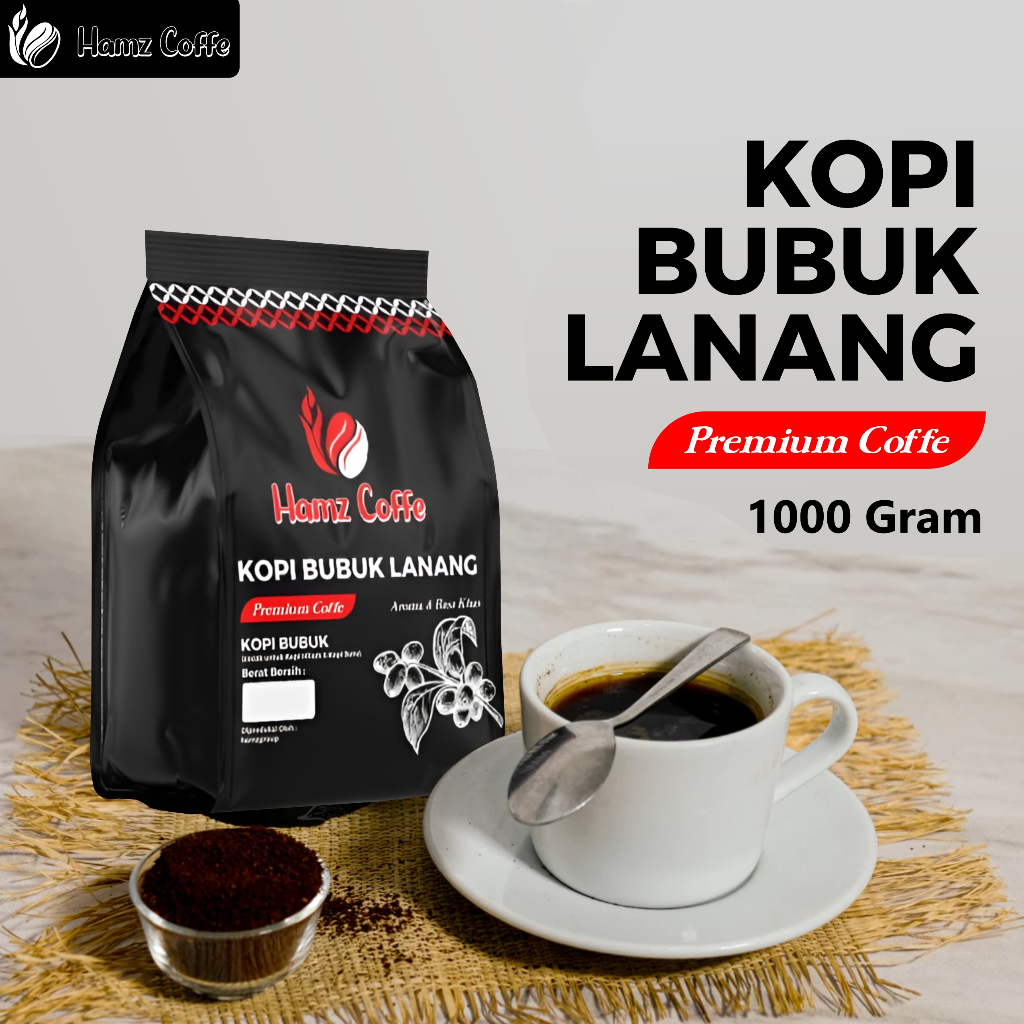 

Hamz Coffee - kopi bubuk lanang fresh super premium bergaransi 1000gr