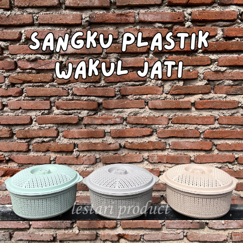 (6PCS) WAKUL JATI 10 & 12 | SANGKU TUTUP | SANGKU PRASMANAN | SANGKU HAJATAN MURAH | SANGKU TEBAL | 