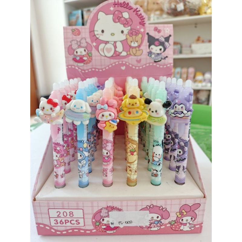 

ilykids erasable pen sanrio 36 pcs grosir lucu cinnamoroll kuromi melody pena tinta bisa hapus