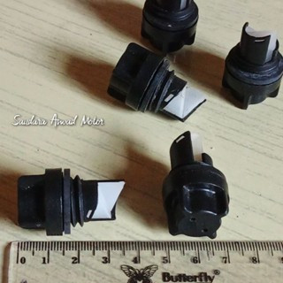 Baut Tutup Accu Mobil Drat 18mm + Seal / Tutup Accu Besar Mobil / Tutup Aki Mobil / Baut Tutup Aki M