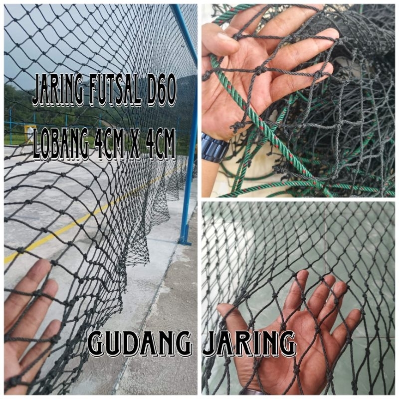 jaring lapangan futsal. jaring pengaman lapangan mini soccer