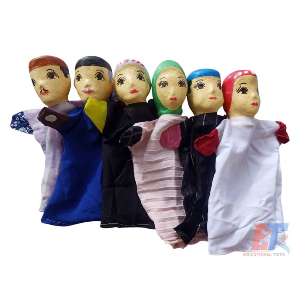 Mainan Edukasi Boneka Tangan Muslim