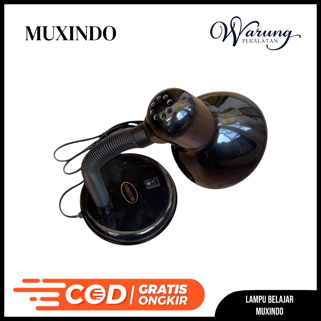Lampu Meja Belajar / LB203 Muxindo Leher Fleksibel