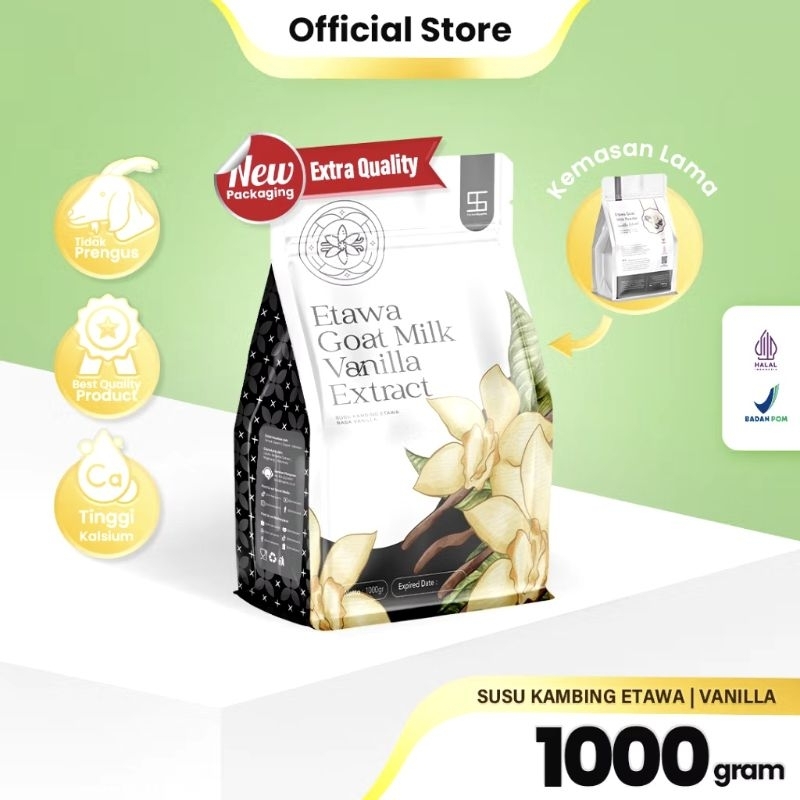 

Susu Kambing Etawa Goat Milk Vanilla Extract Original | 1 Kg | Susu Kambing Premium