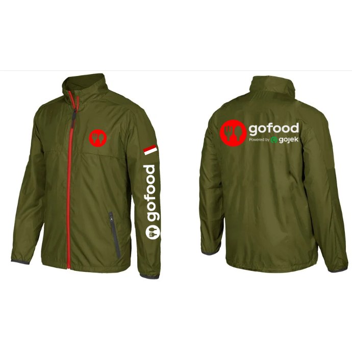 Jaket Parasut | Jaket Ojol | Jaket Go Food Driver Go Ride | Jakey Gojek Go Food | Jaket Motor | Jake