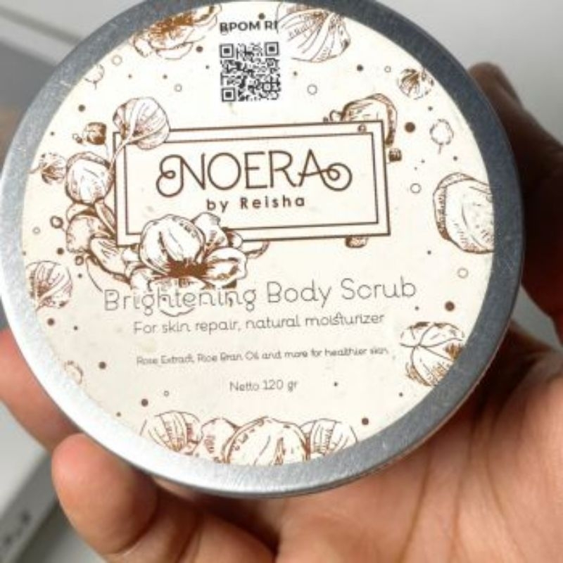 Noera Lightening Body Scrub | Scrub Pemutih Badan BPOM