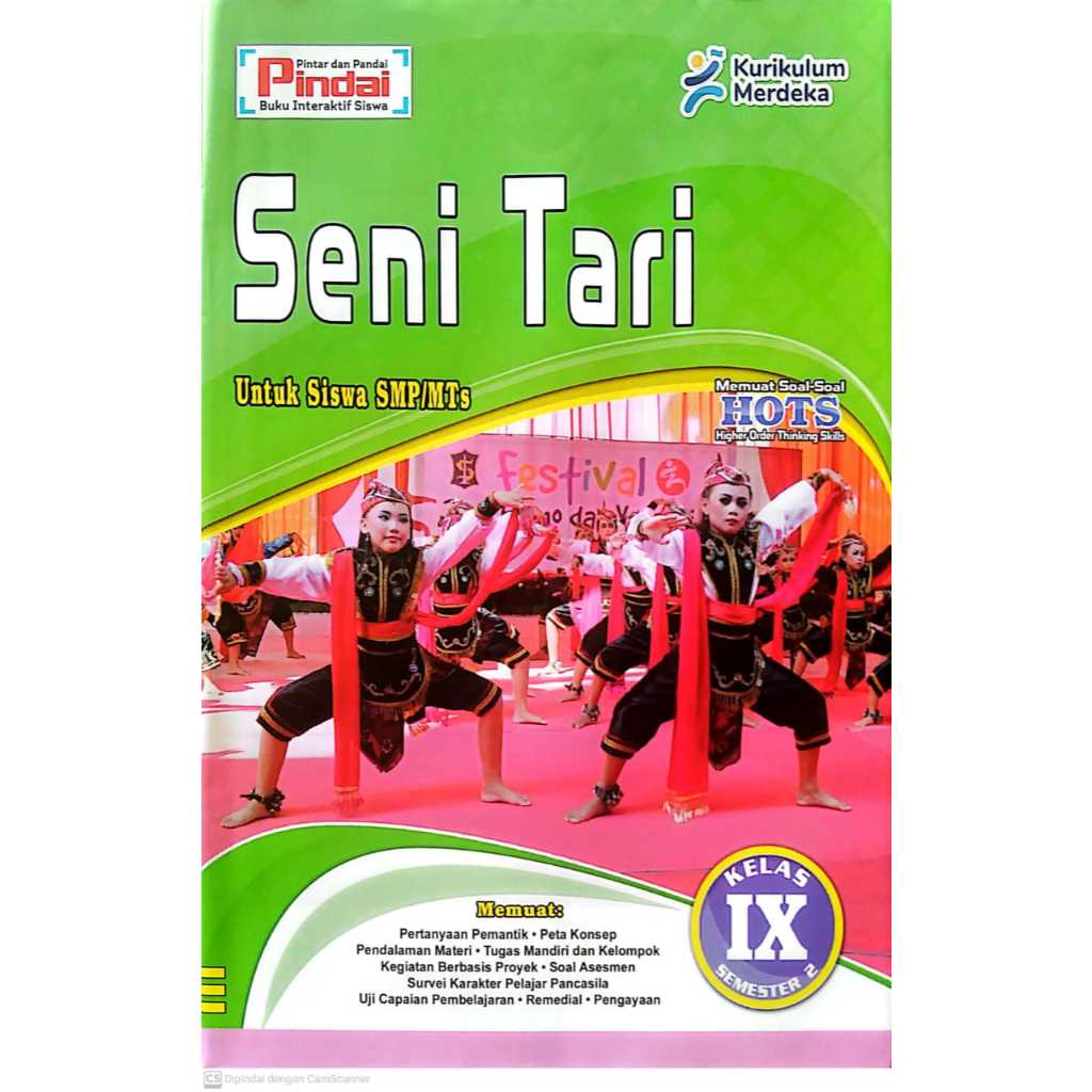 Buku LKS Seni Tari Kurikulum Merdeka Kelas 9 SMP/MTs Semester 2