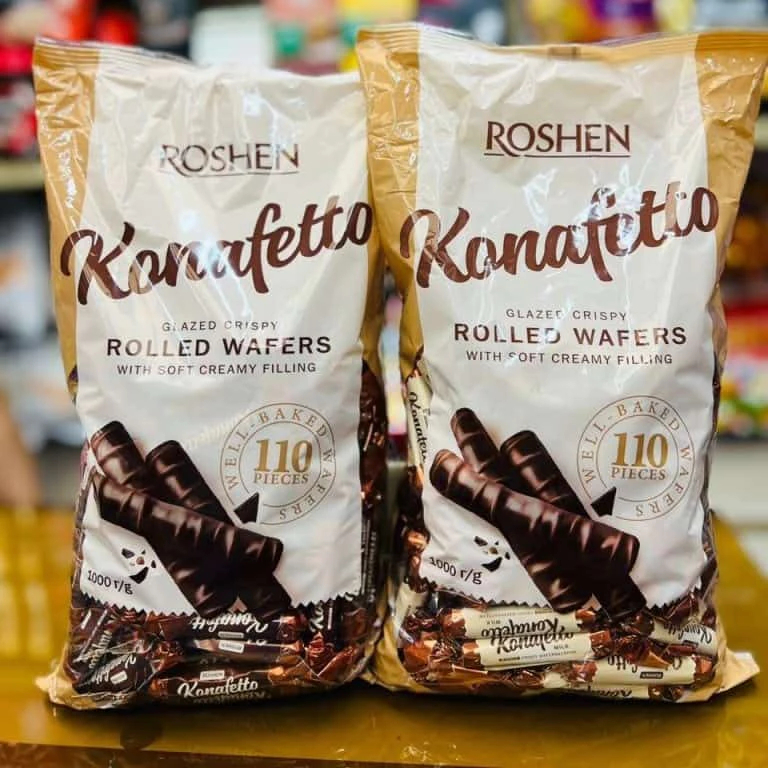 

Rohsen Konafetto - best seller - wafer viral - coklat arab
