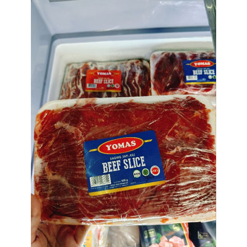 

Slice Beef tanpa lemak Yomas 500 gram