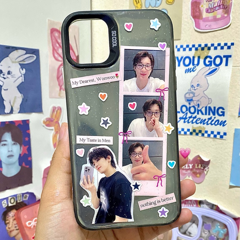 Photostrip custom case resin || Android Iphone deco casing hp foto custom kpop actor idol couple pas
