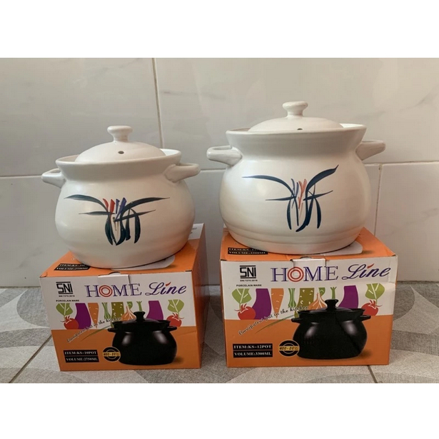 Panci Keramik Homeline / Basi Sapo keramik / Panci keramik / Sapo Obat Alami / Clay Pot HOMELINE KS-
