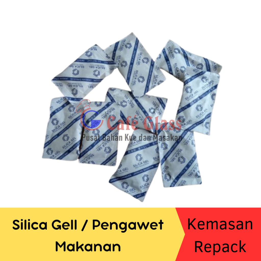 

Silica Gell Repack / Pengawet Makanan- 100Gr
