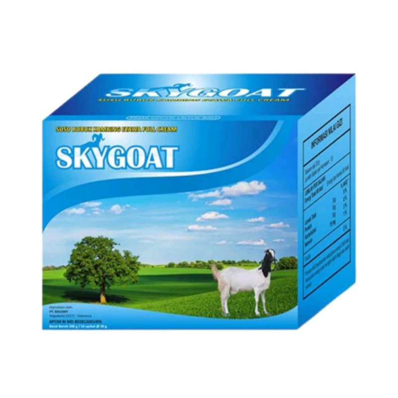 

SkyGoat Susu Kambing Etawa 1 BOX isi 10 Sachet Skygoat Susu Kambing Etawa Solusi Atasi Masalah Pernapasan, Flek Paru-paru, Sesak Nafas dan Asma