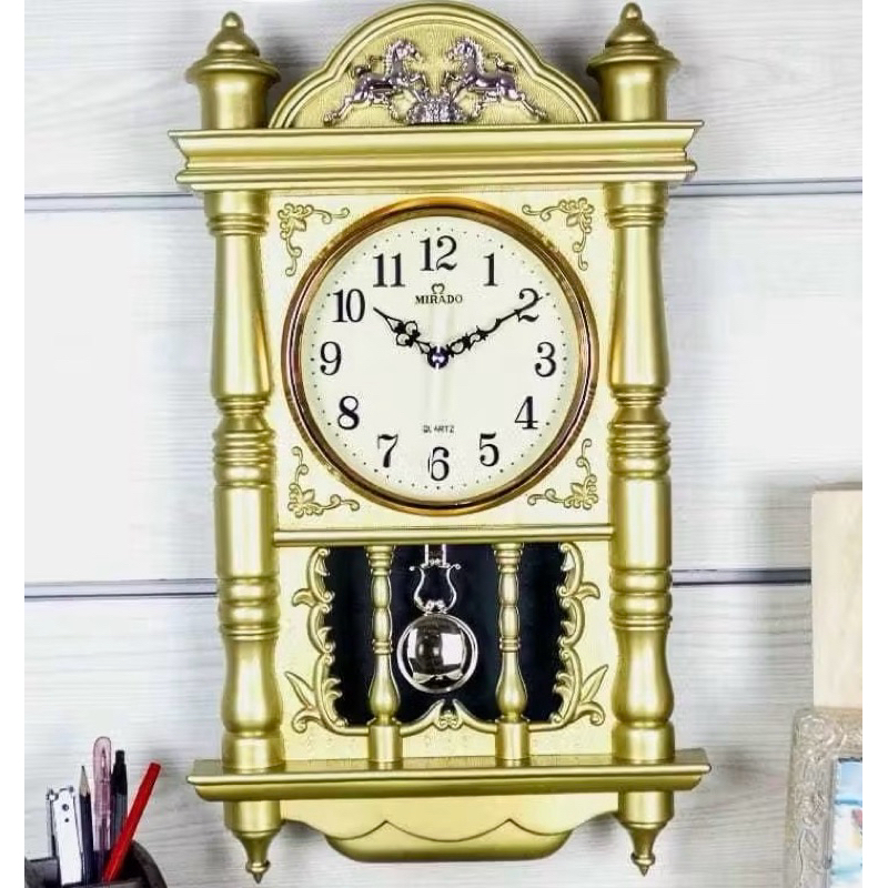 jam dinding bandul bunyi mirado 910