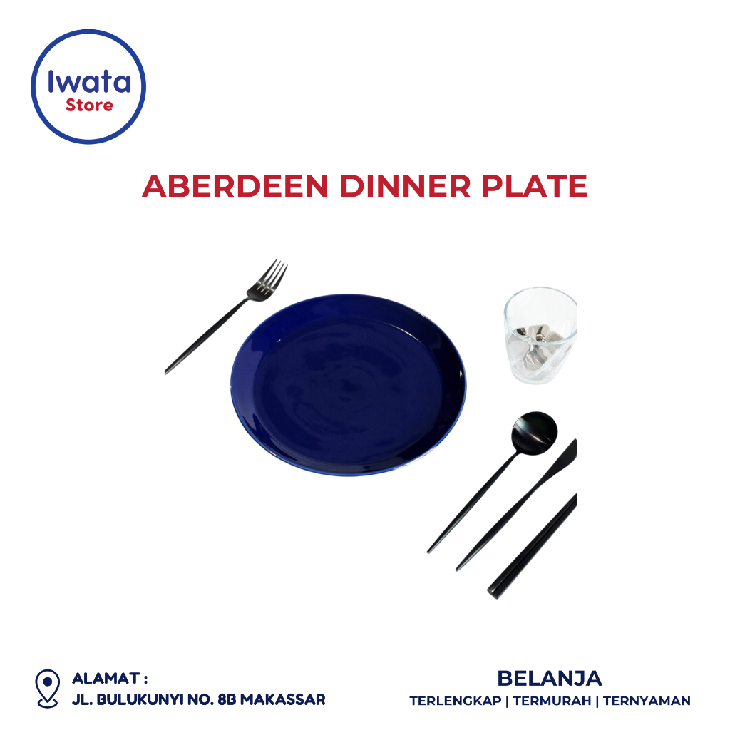 ABERDEEN DINNER PLATE (BLUE)