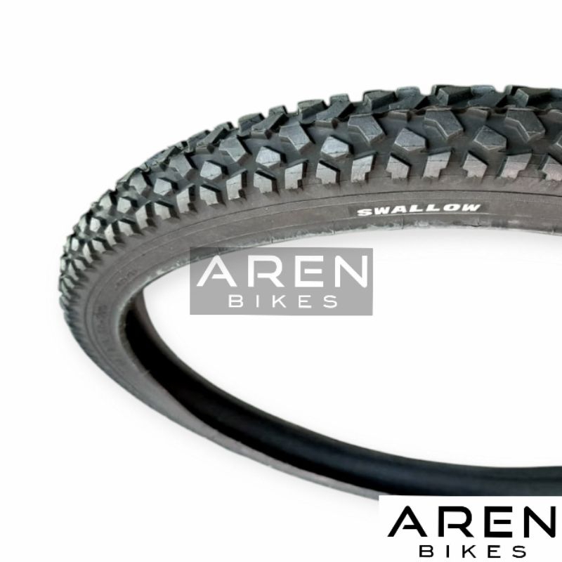 BAN LUAR SEPEDA 24 x 2.00 SWALLOW S-160-10 200 24x2.00 HITAM FEDERAL MTB