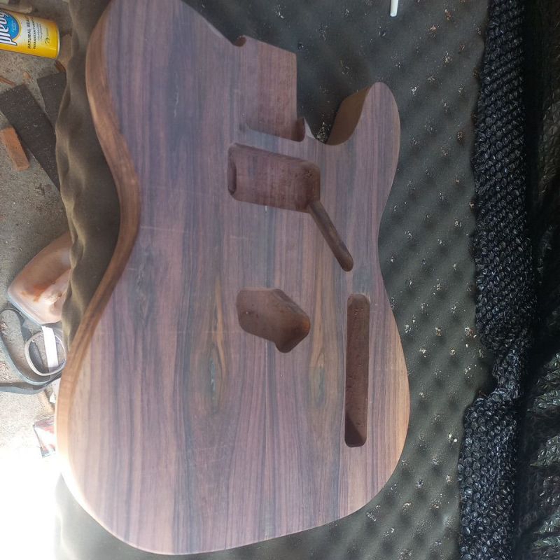 BODY GITAR TELECASTER Custom CNC Full Rosewood 2pcs
