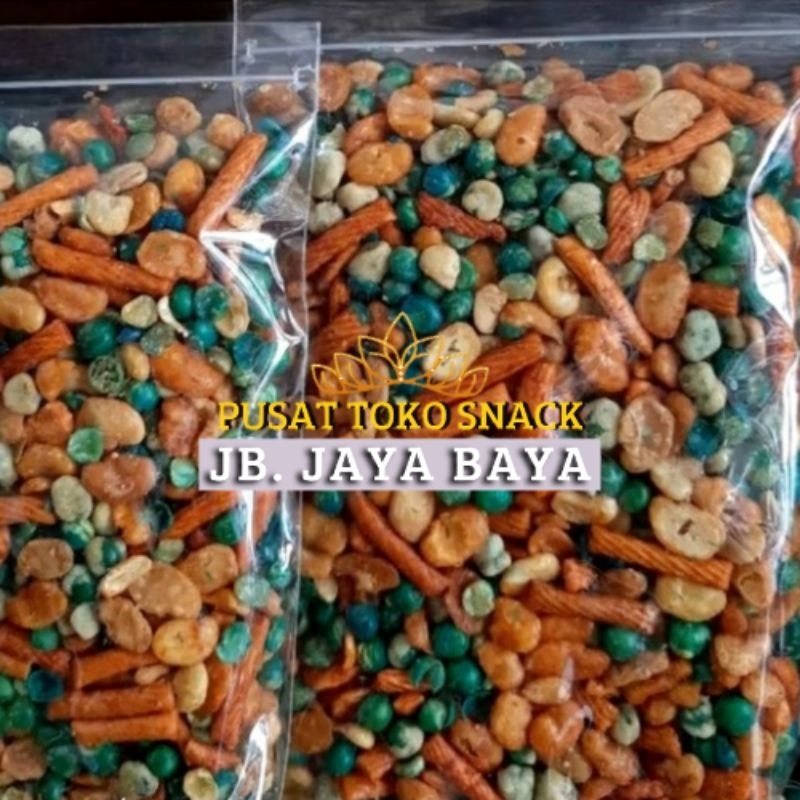 

100 Gram - Kacang Campur / Mix / Kacang Jaipong / Kacang Mix / Kacang Koro Mix / Kacang Campur Campur / Trail mix / Kacang Koro Mix Asin Gurih Goreng Snack Food Makanan Mete Cemilan