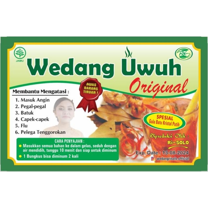 

WEDANG UWUH Original harga perpack