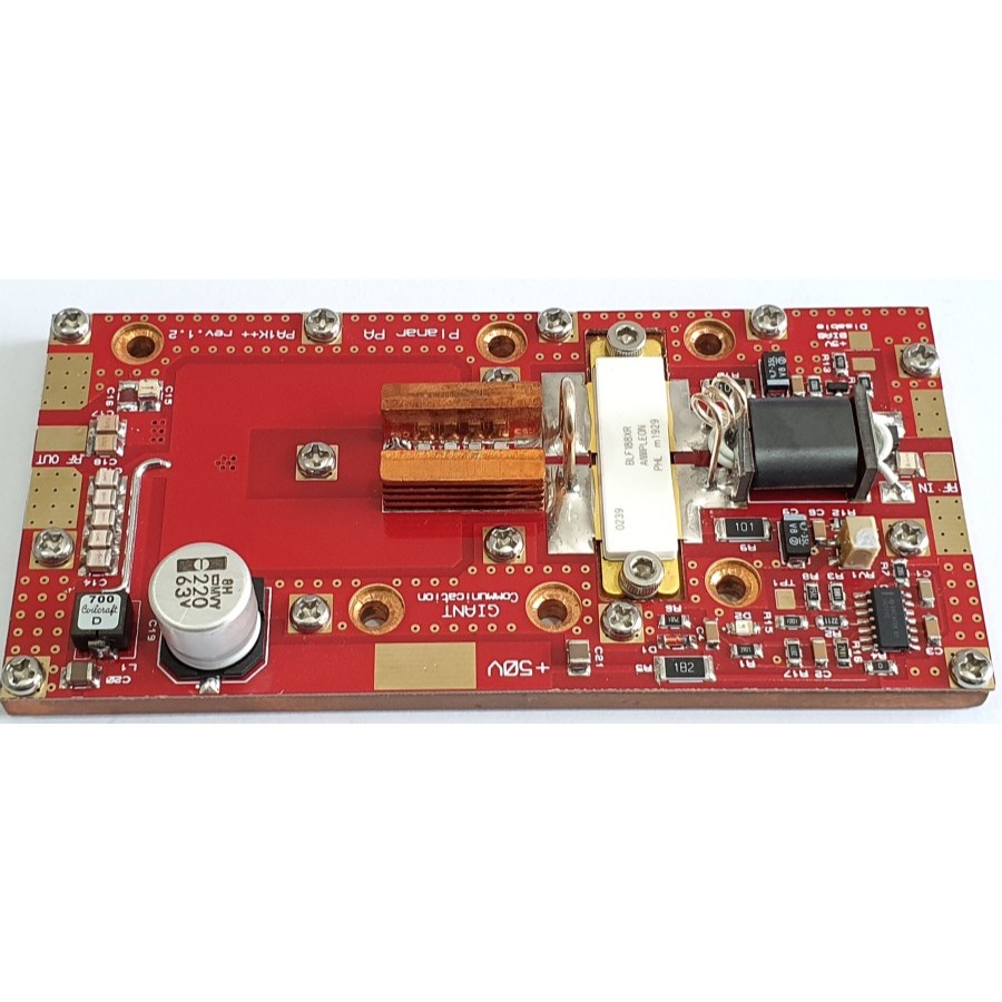 Palet Booster Amplifier 1000W Planar FM Band BLF188XR 87.5-108Mhz