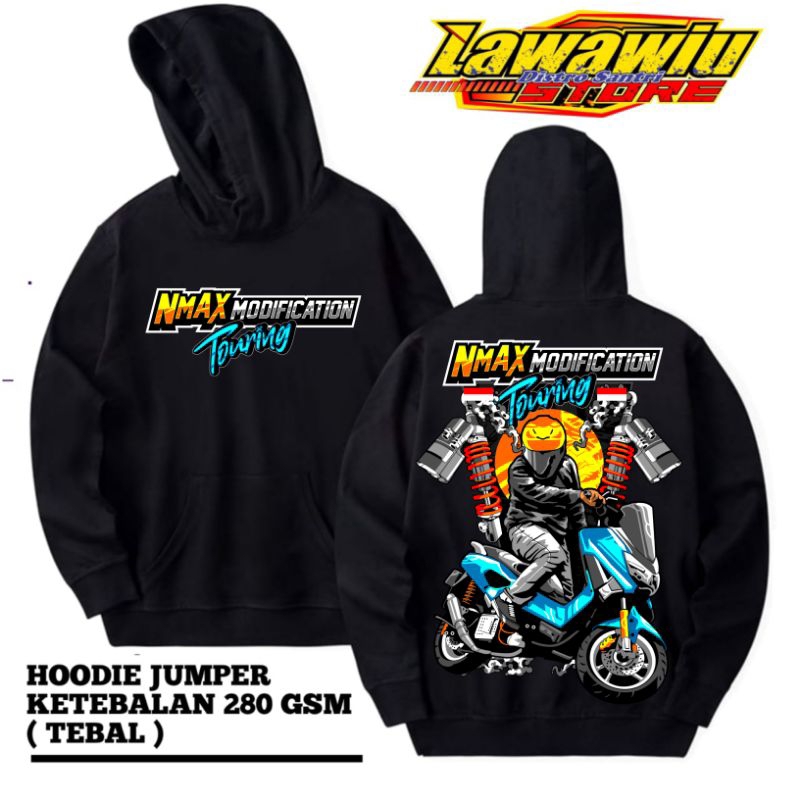 Sweater Hoodie NMAX Modification Touring - Jacket Hoodie Sunmori Motor NMAX Premium quality unisex p