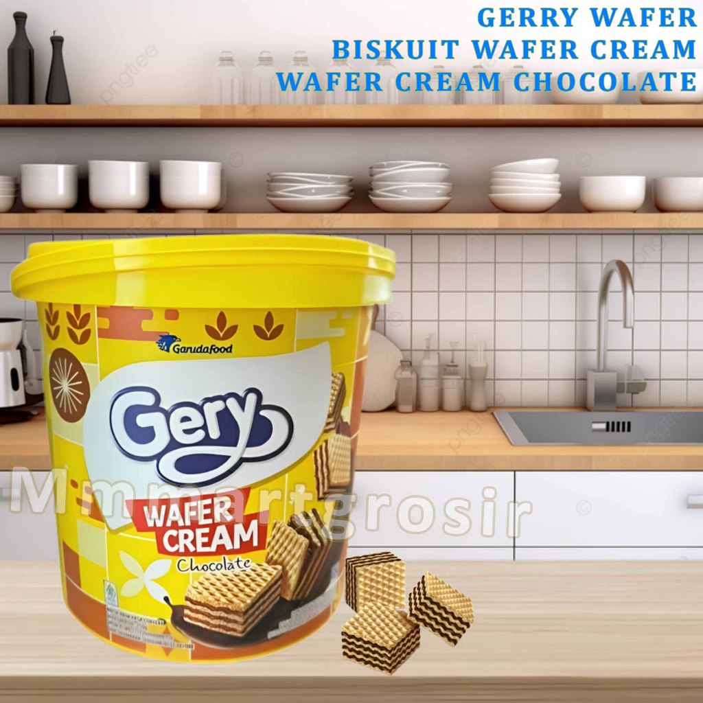 

Gerry Wafer / Biskuit Wafer Cream / Wafer Cream Rasa Chocolate / 250gr