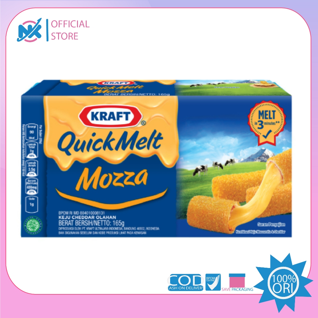 

Kraft Quick Melt Mozza 165 gr