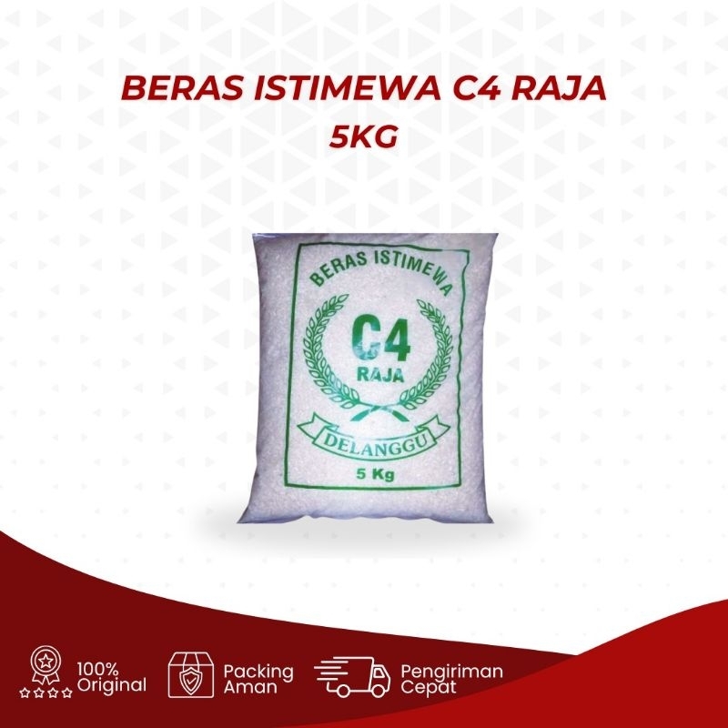 

Beras Premium C4 Hijau Kemasan 5kg