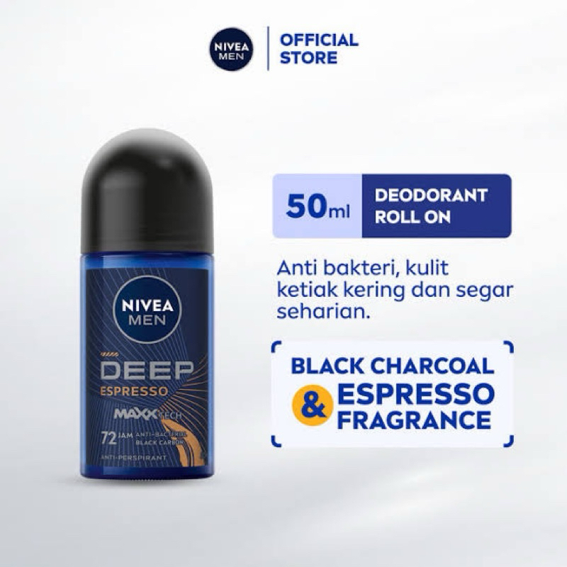 Nivea Men Deodorant Deep Expresso 50ml