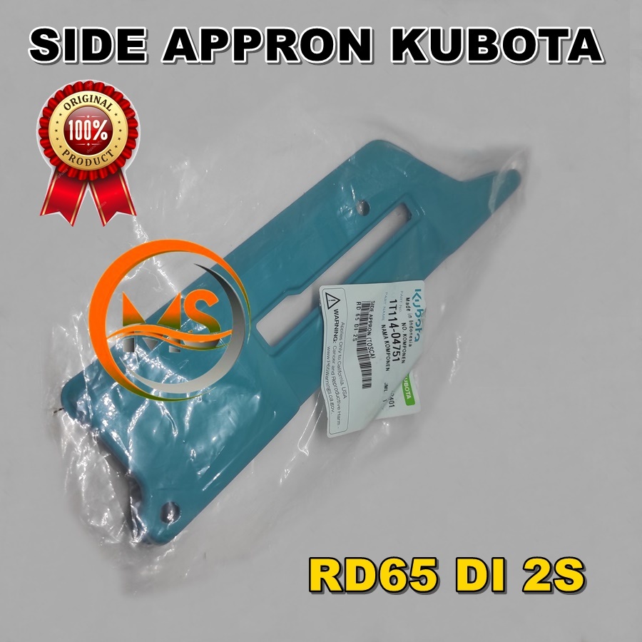 Rd65 DI 2S side apron tutup setelan gas mesin kubota Rd65 DI 2s asli