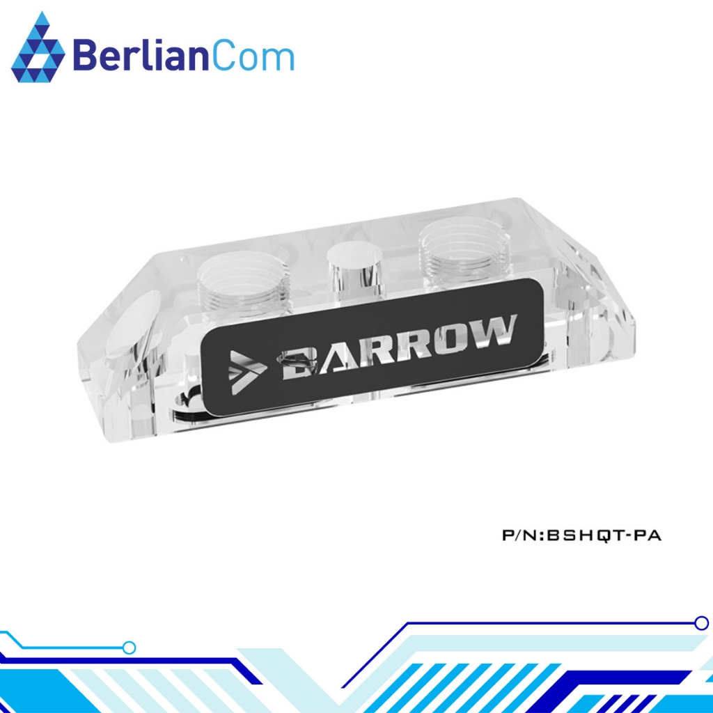 BARROW BSHQT-PA Acrylic Change Direction Top-Side GPU Block Bridge