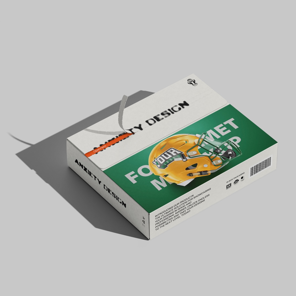 Ultra Realistic Riddell SpeedFlex Helmet Mockup