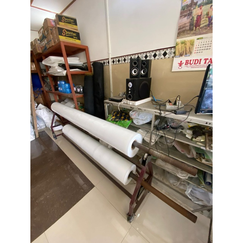 Teh_Teh Maniez Plastik Uv Lebar 3 Meter Merek Juara Ori 100%, Ketebalan 200 Micron