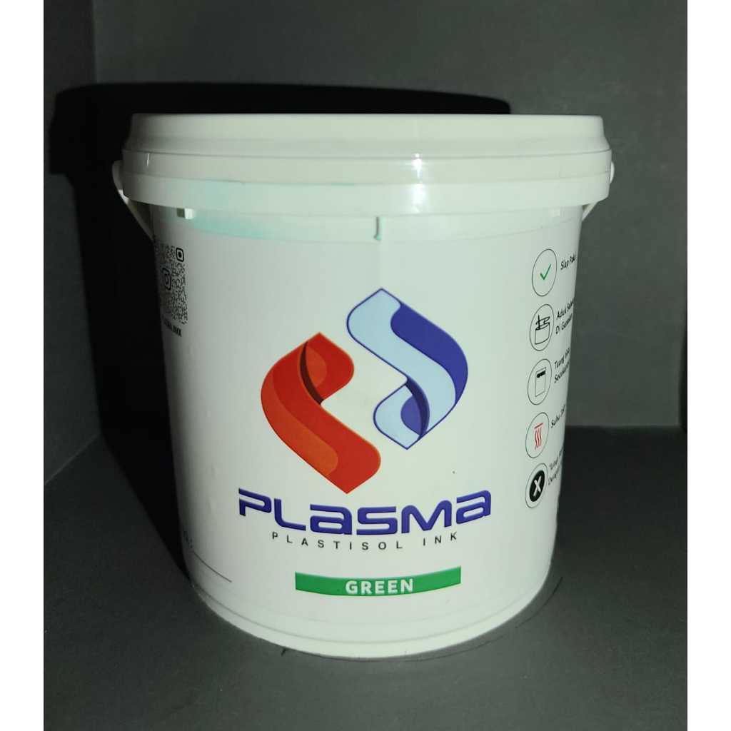 PLASTISOL GREEN Tinta sablon kaos Plastisol Plasma