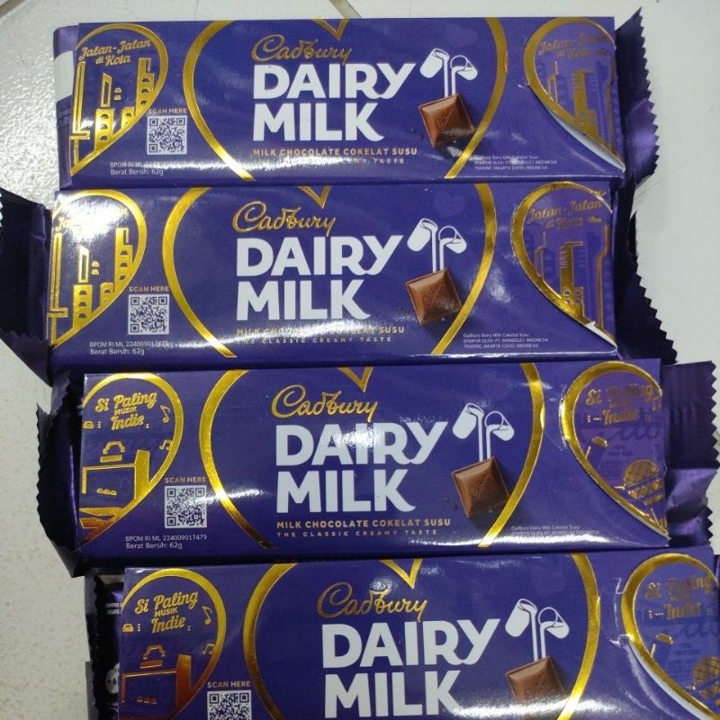 

Cadbury dairy milk 62gr edisi Valentine