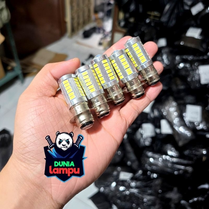 Lampu LED belakang Motor H6 33 Mata / Titik Led Soket H6 Matic Bebek Universal