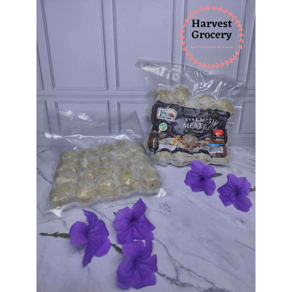 

BIG FARM SWEDISH MEATBALL 320gr ( GRAB-GOJEK )