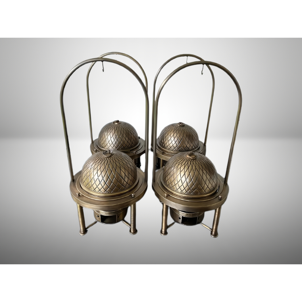 Toya Art Gallery Chafing Dish/ Pemanas Makanan Catering Kuningan dan Tembaga Mewah