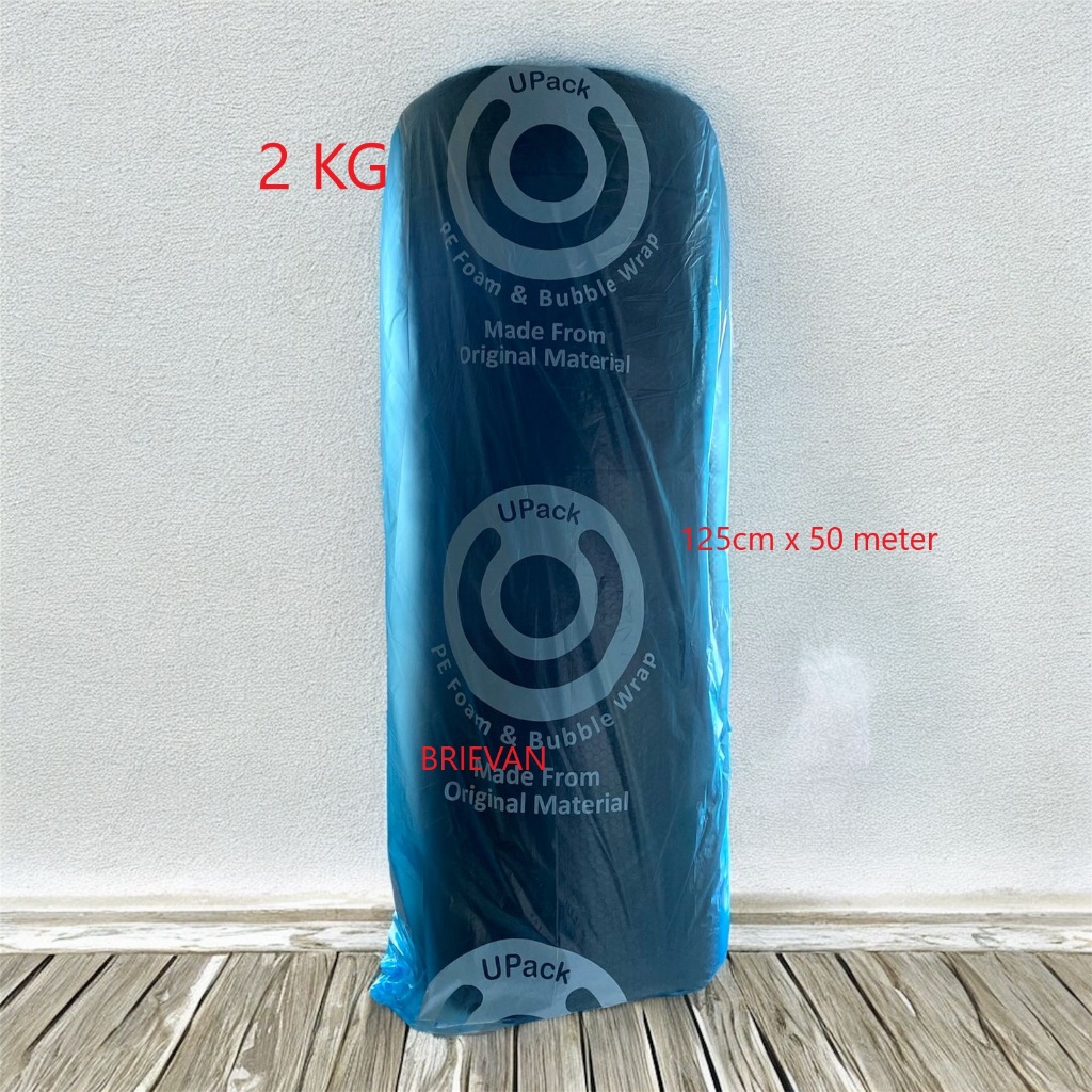 

Bubble wrap U pack 125 cm x 50m | Plastik bubble | Bubble Wrap murah 2kg