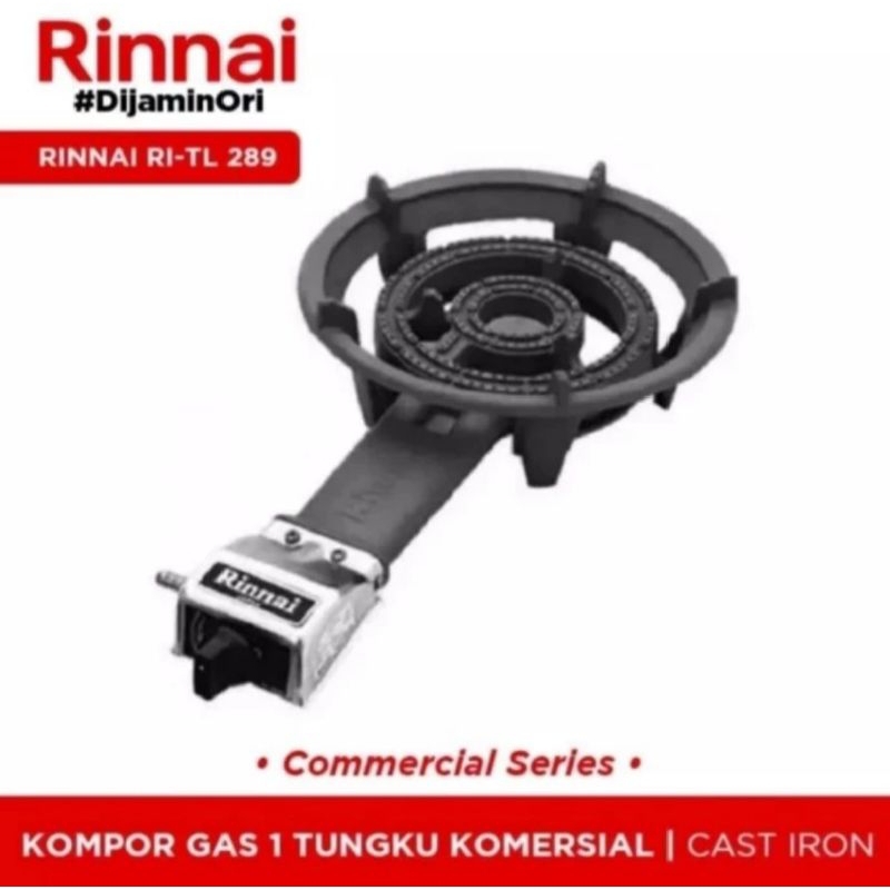 Kompor Gas Rinnai TL-289RI Tekanan Rendah / Kompor Rinnai TL 289Ri api seribu