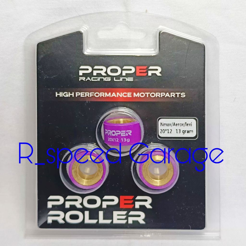 ROLLER PROPER XEON 125 KARBU RC GT MIO M3 S Z GEAR SOUL GT FINO XRIDE FREEGO PER CVT BRT FAZZIO 125 