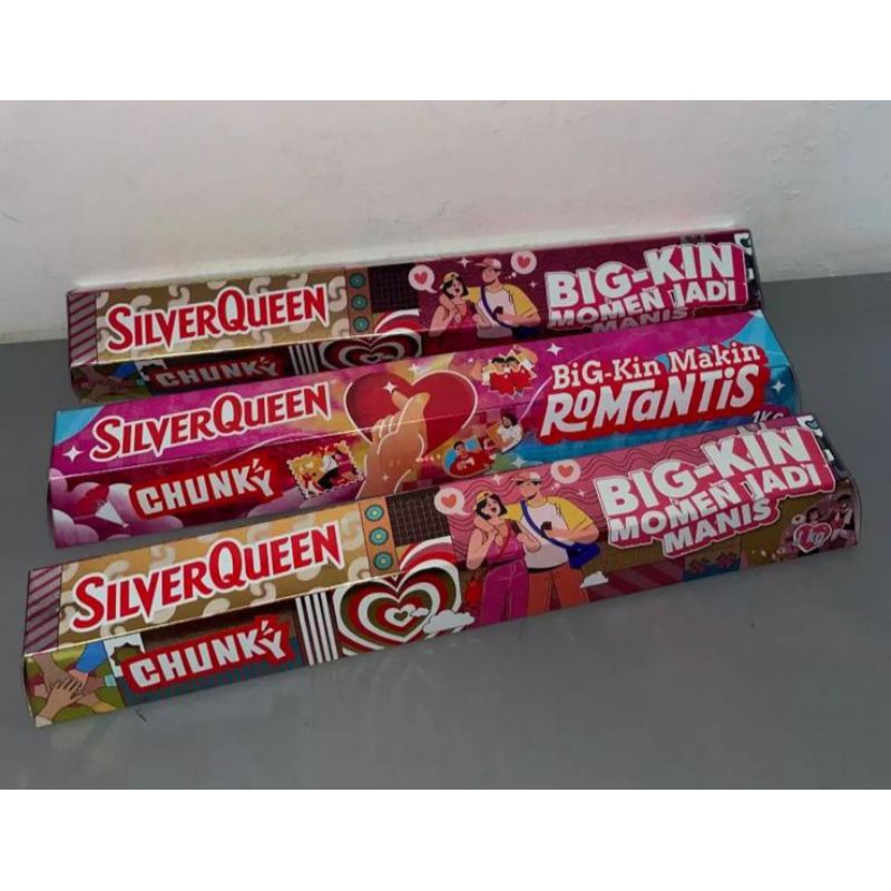 

coklat silverqueen chunky bar 1kg limited edition