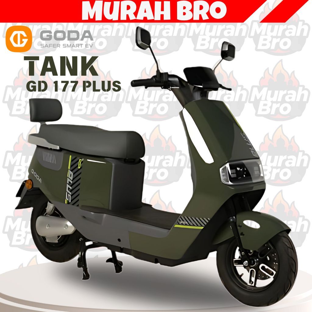 Sepeda Listrik GODA GD177P TANK PLUS Garansi Resmi - ✅ BARANG 100% ORIGINAL GARANSI RESMI