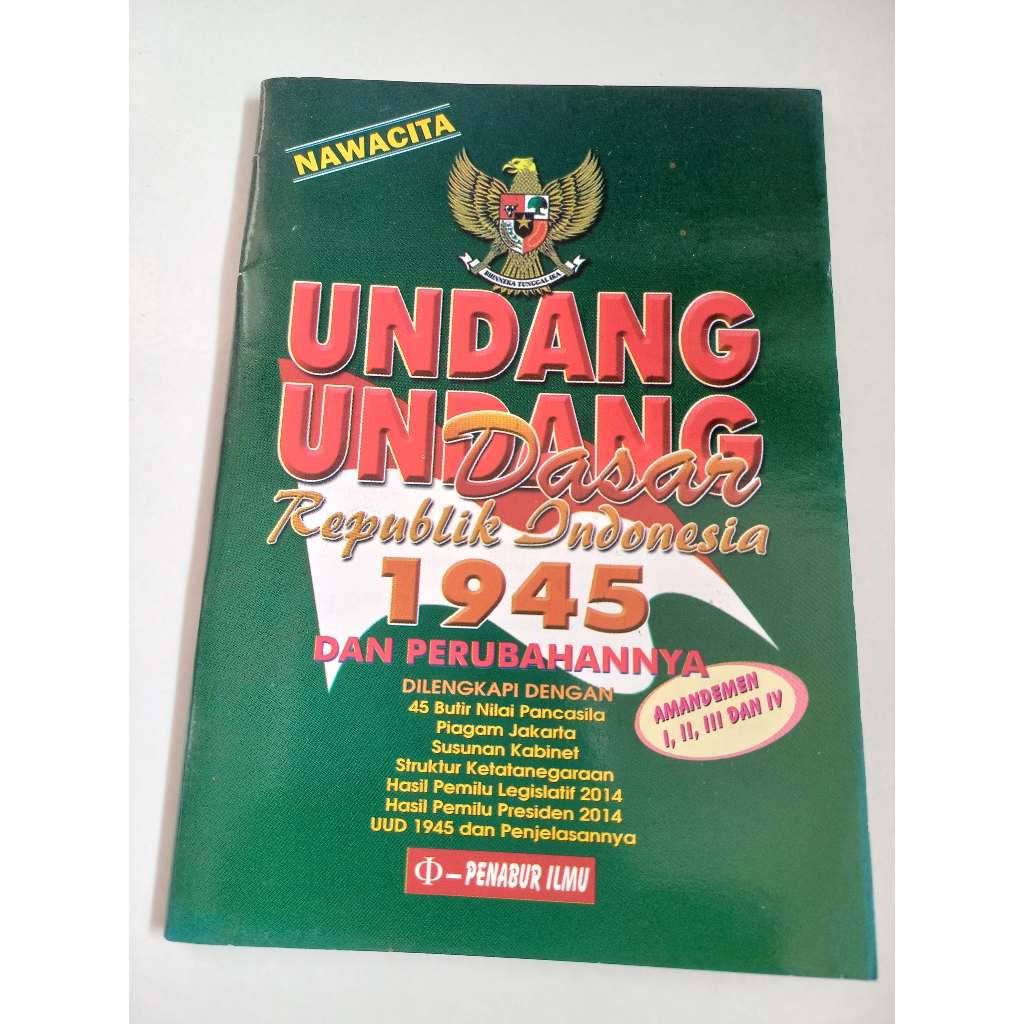 buku undang undang dasar 1945 dan perubahan