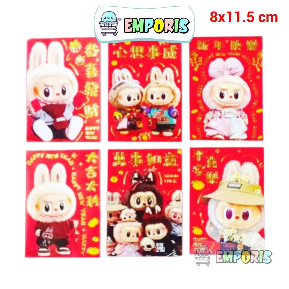 

Angpao Labubu 6 Pcs / Angpau Imlek Lucu / Angpao Sincia Kecil